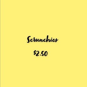 Hand Sewn Hair Scrunchies